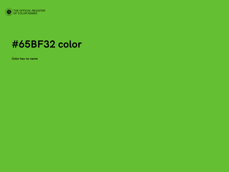 #65BF32 color image