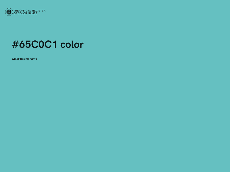 #65C0C1 color image