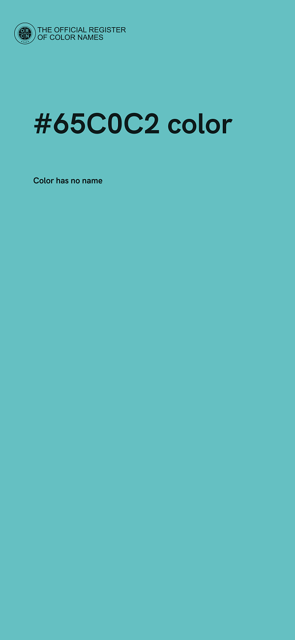 #65C0C2 color image