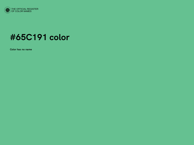 #65C191 color image