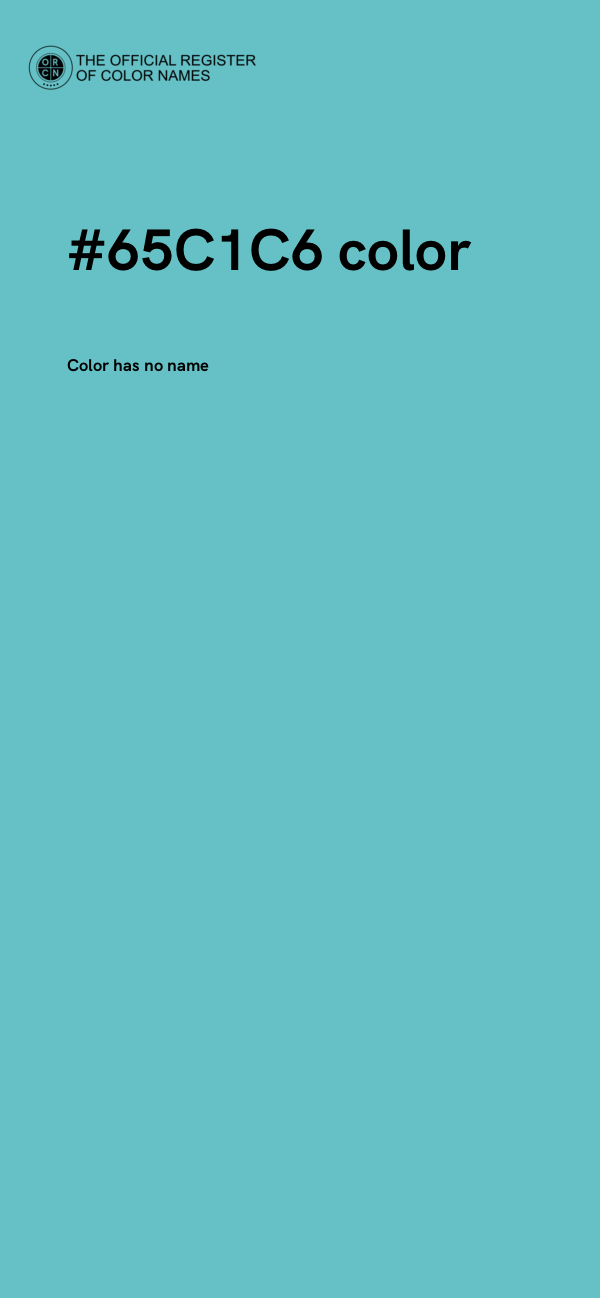 #65C1C6 color image