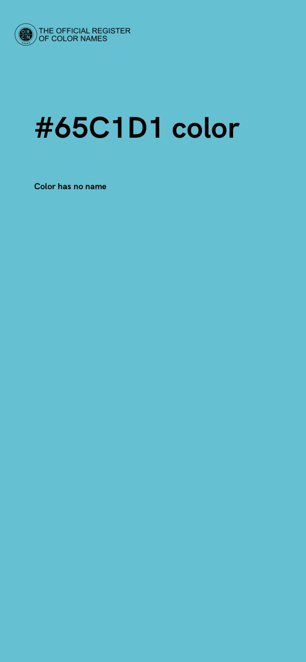 #65C1D1 color image