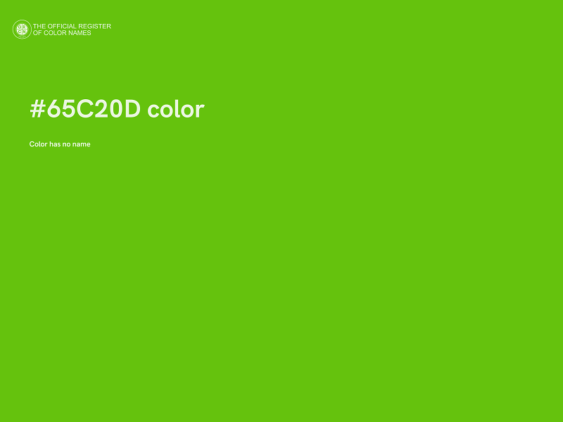 #65C20D color image