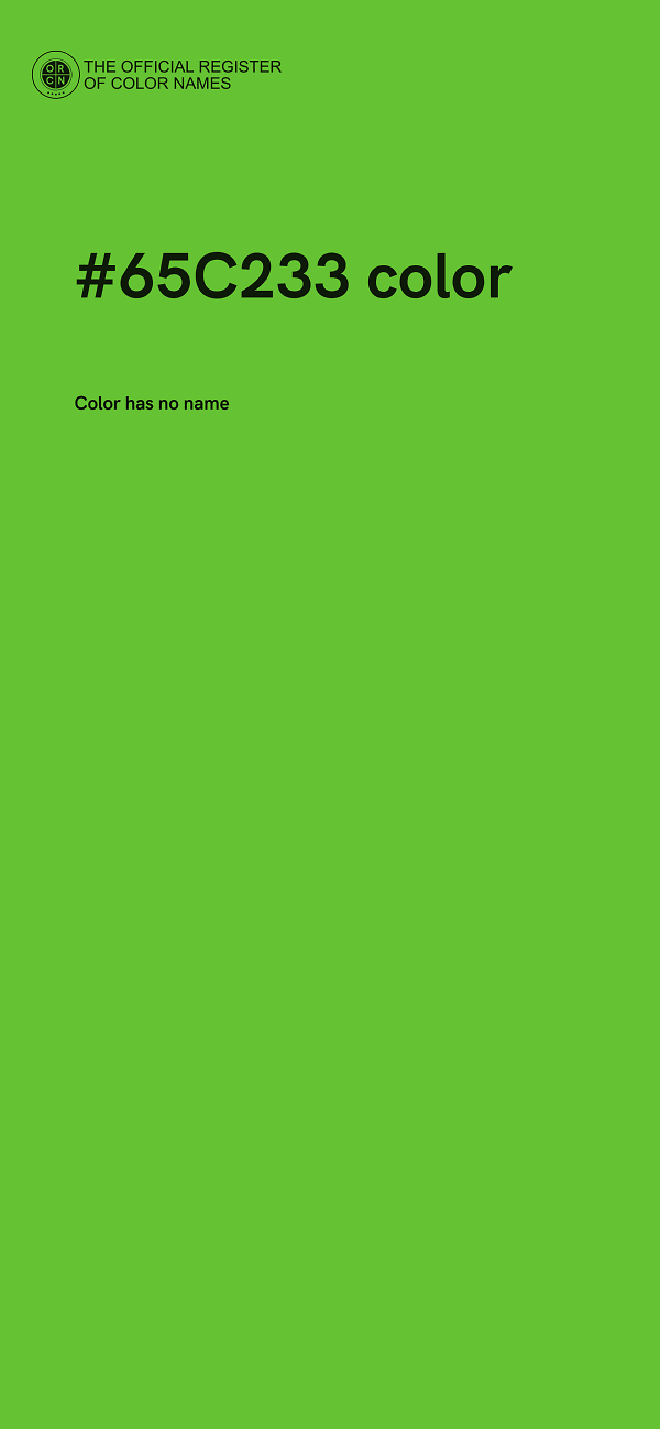 #65C233 color image