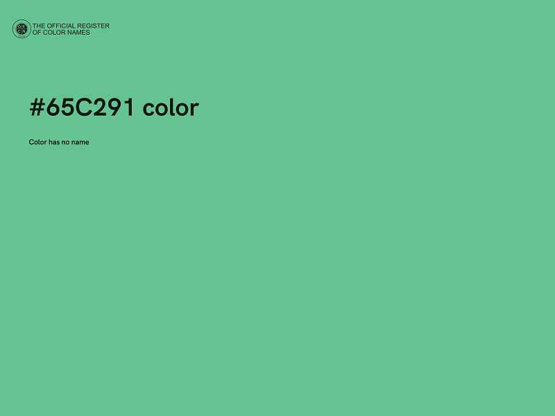 #65C291 color image
