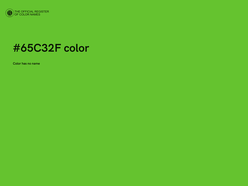 #65C32F color image