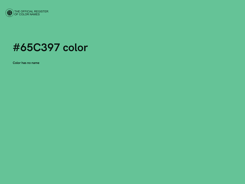 #65C397 color image