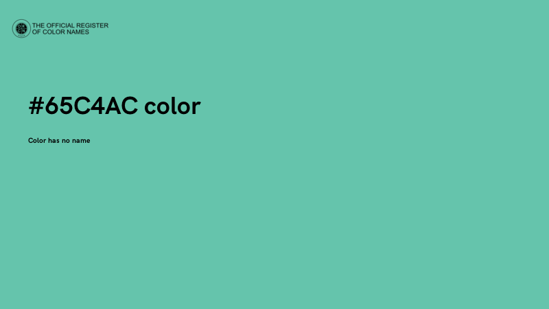 #65C4AC color image