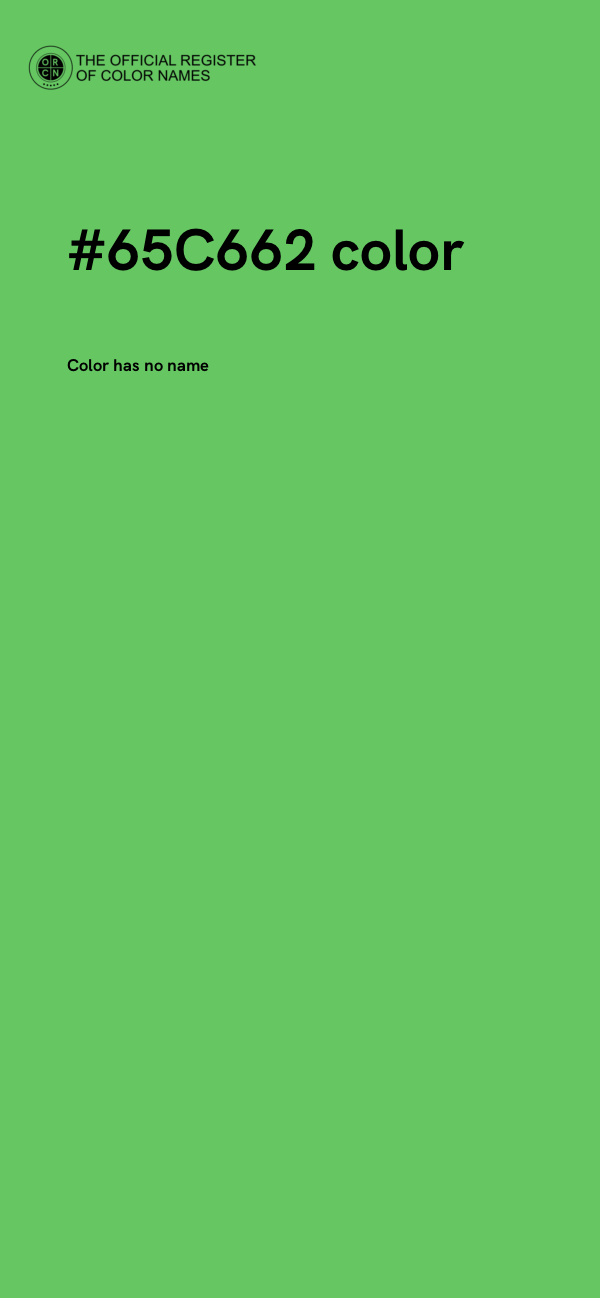 #65C662 color image