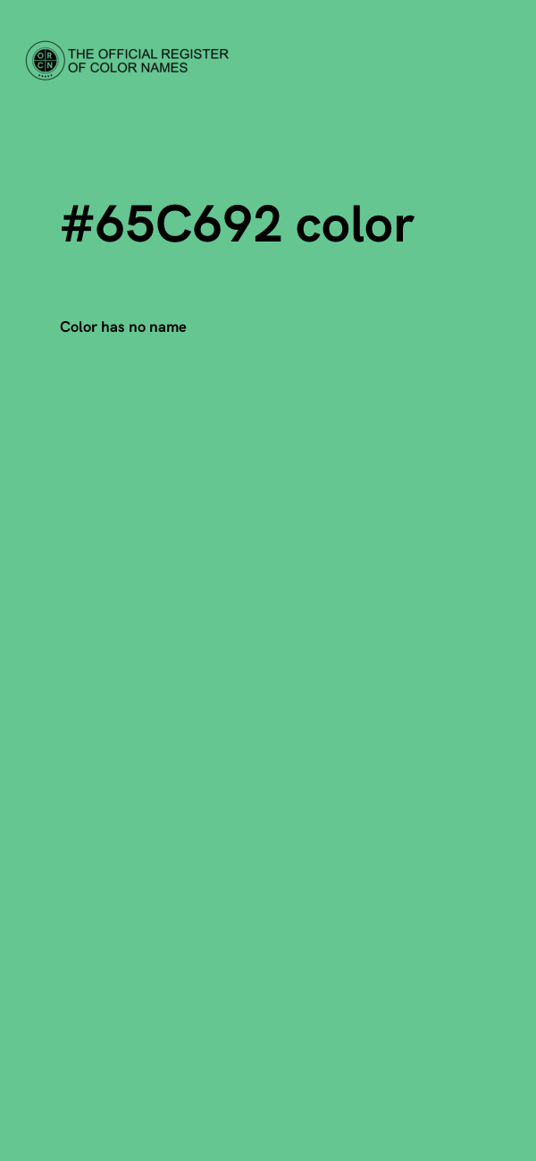 #65C692 color image