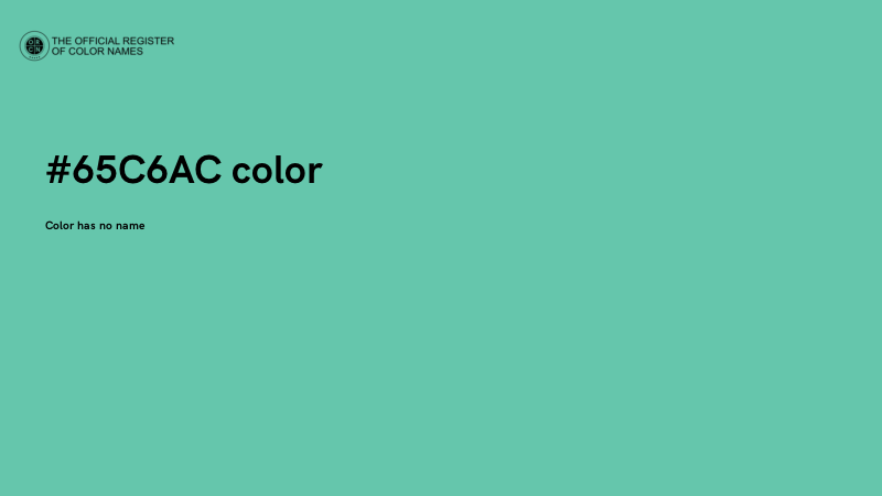 #65C6AC color image