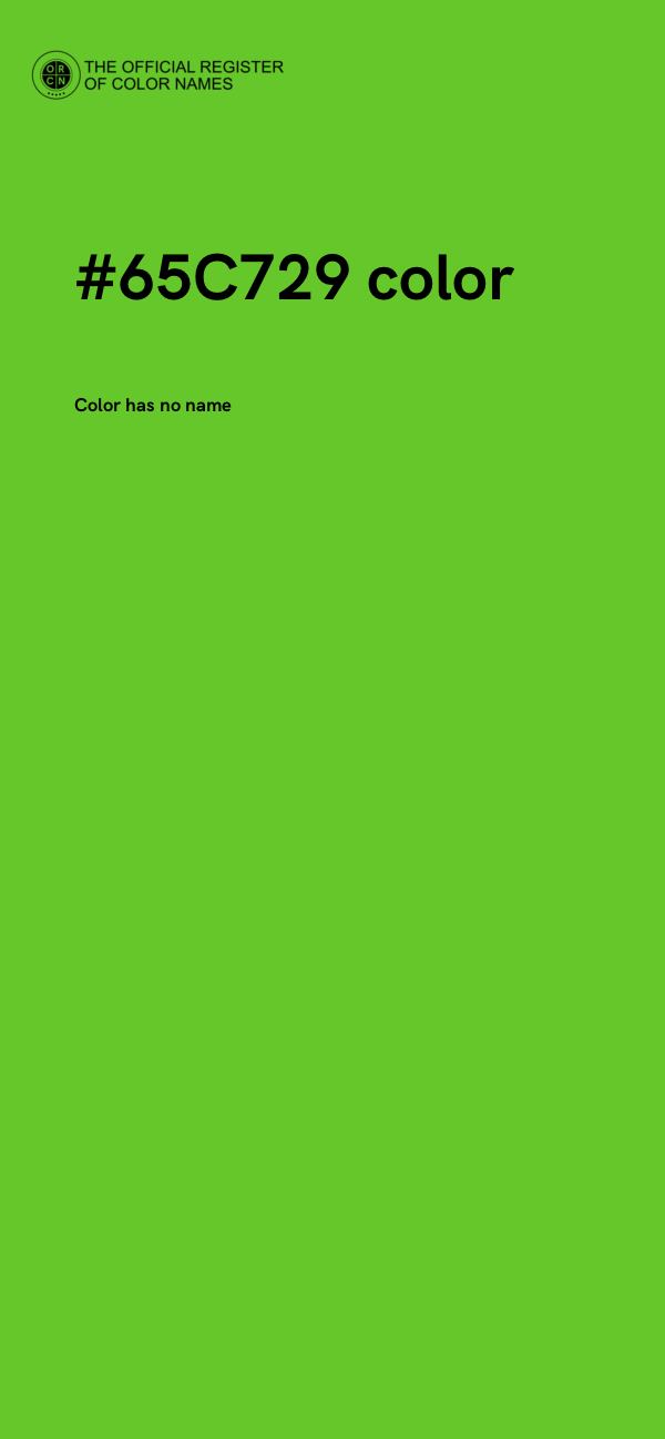 #65C729 color image