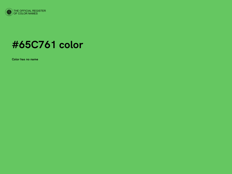 #65C761 color image