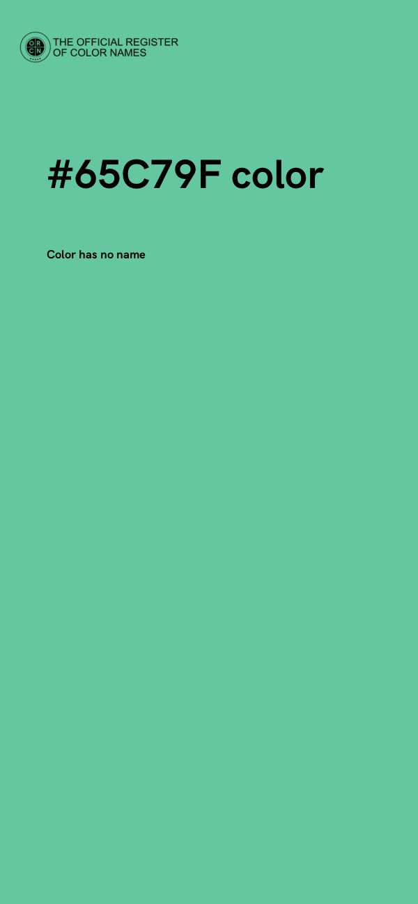 #65C79F color image