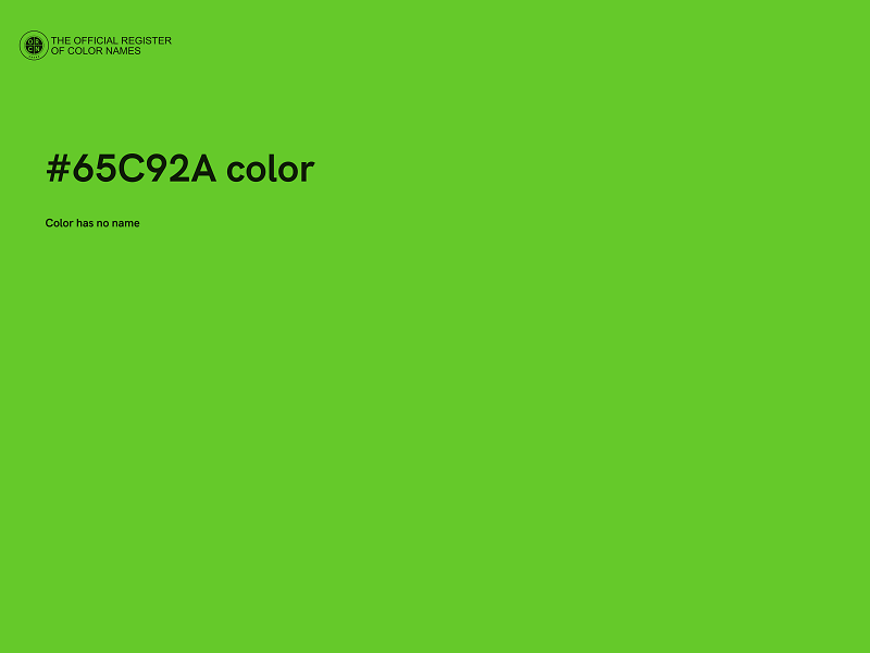 #65C92A color image