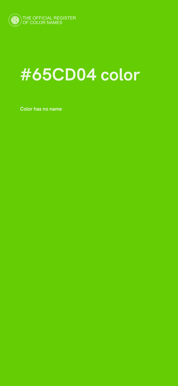 #65CD04 color image