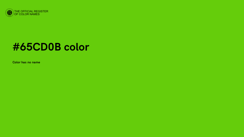 #65CD0B color image