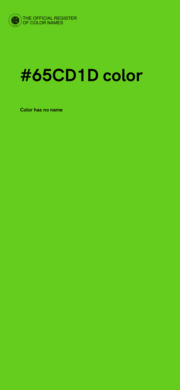 #65CD1D color image
