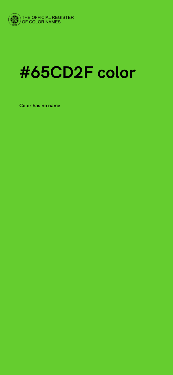 #65CD2F color image
