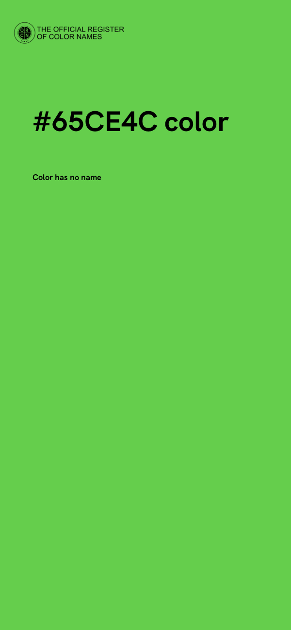 #65CE4C color image