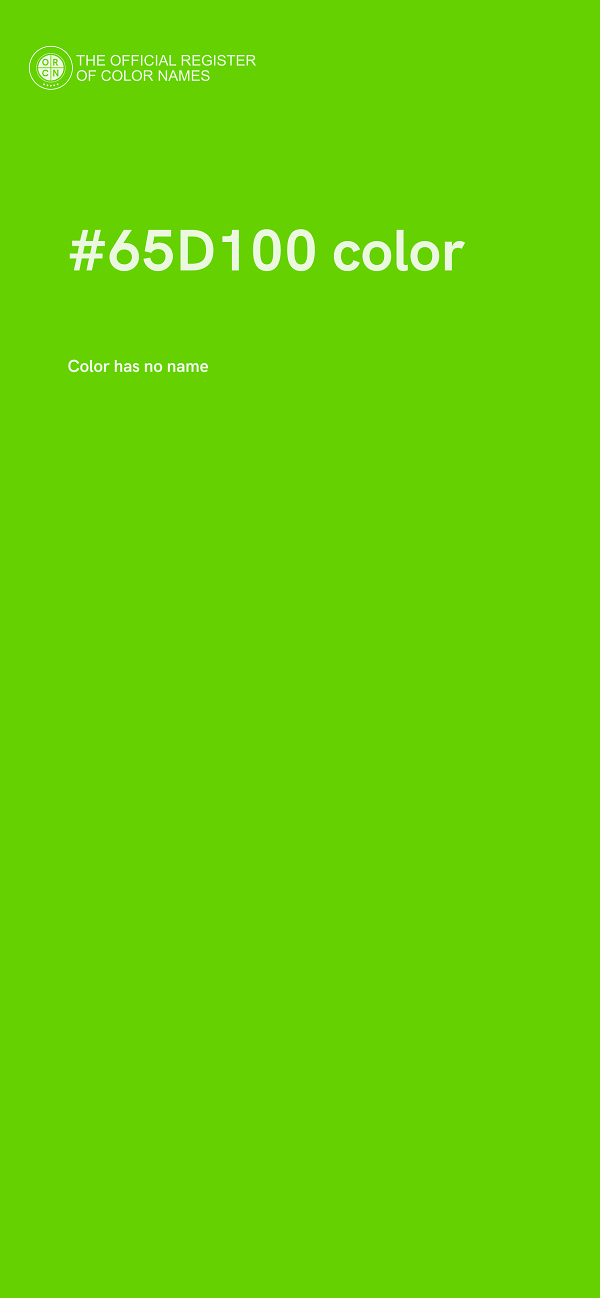 #65D100 color image