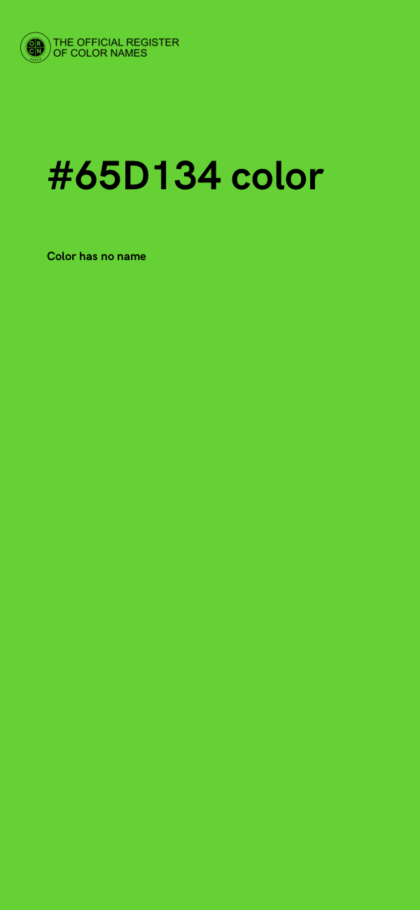 #65D134 color image