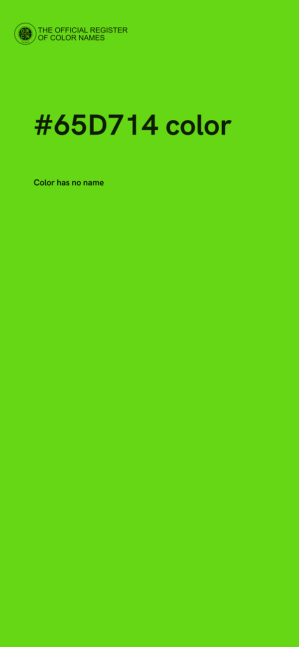 #65D714 color image