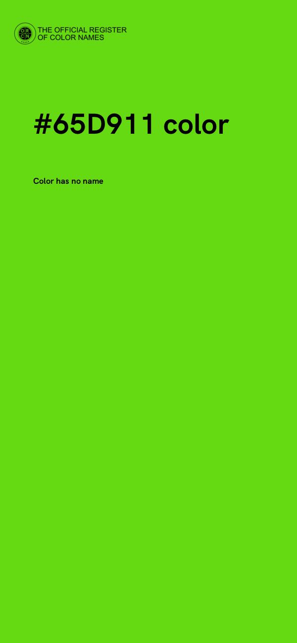 #65D911 color image