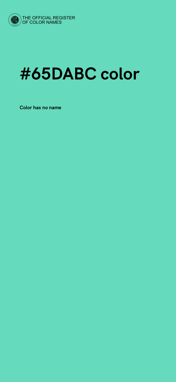 #65DABC color image