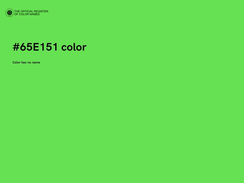 #65E151 color image