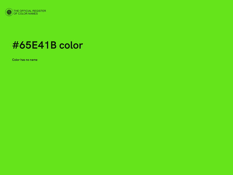 #65E41B color image