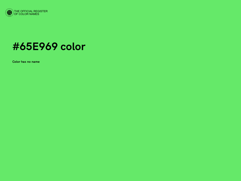 #65E969 color image
