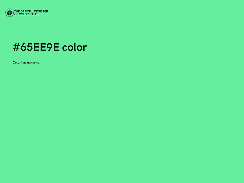 #65EE9E color image