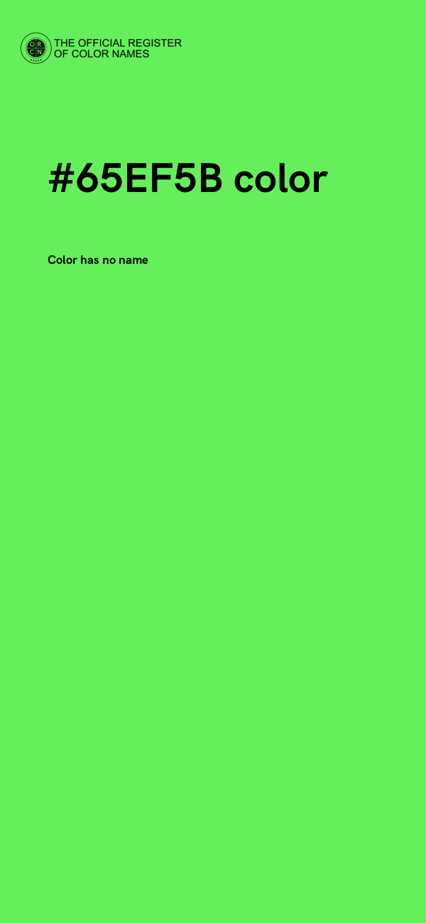 #65EF5B color image