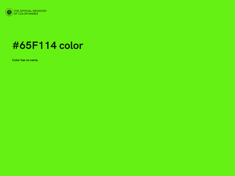 #65F114 color image