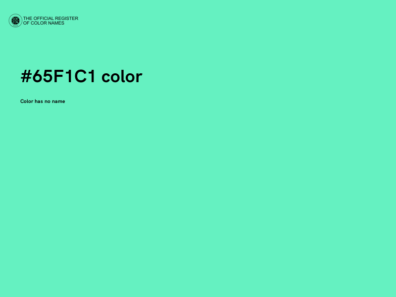 #65F1C1 color image