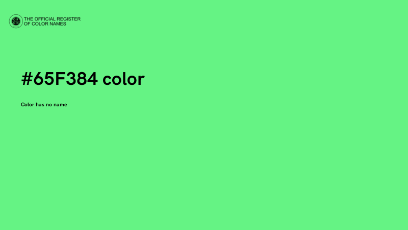 #65F384 color image