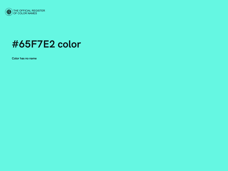 #65F7E2 color image