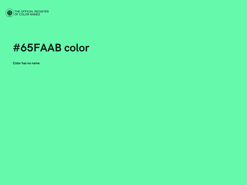 #65FAAB color image