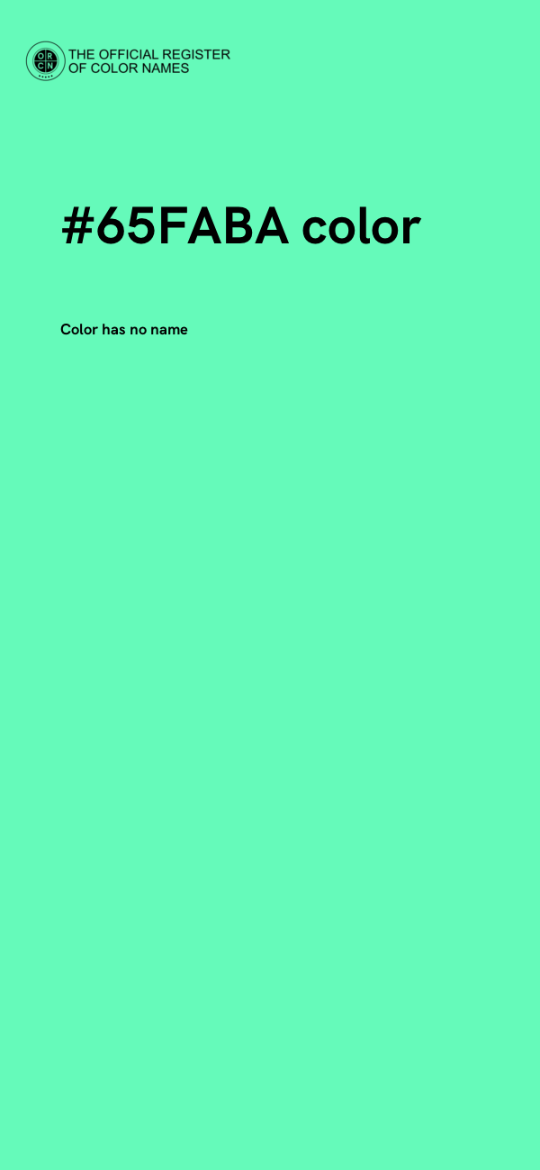 #65FABA color image