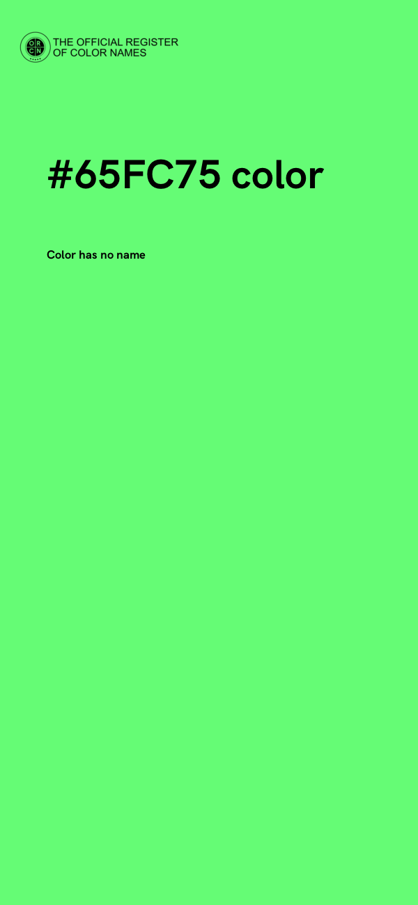 #65FC75 color image