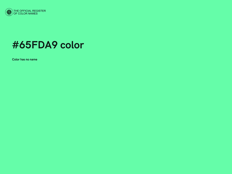 #65FDA9 color image