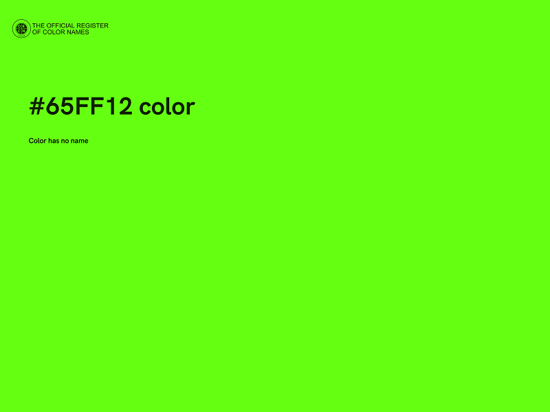 #65FF12 color image