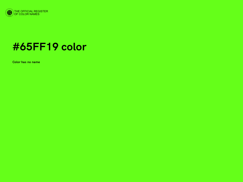 #65FF19 color image