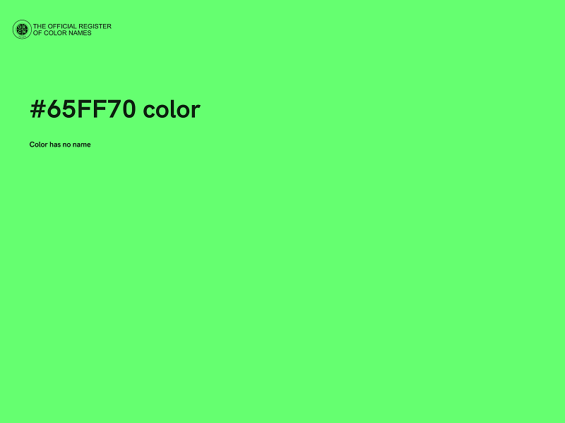 #65FF70 color image