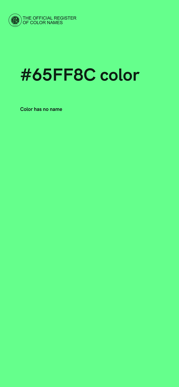 #65FF8C color image