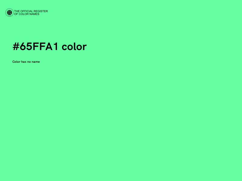 #65FFA1 color image