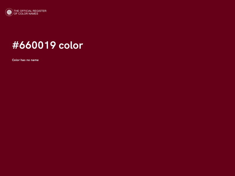 #660019 color image