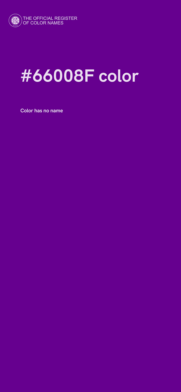 #66008F color image