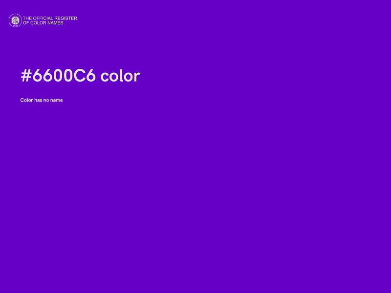 #6600C6 color image